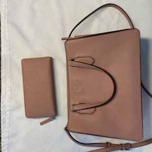 kate spade Satchel & Matching Wallet